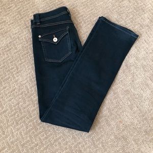 INC  dark denim boot leg denim